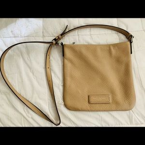 Marc Jacob’s Tan Soft Leather Crossbody Bag